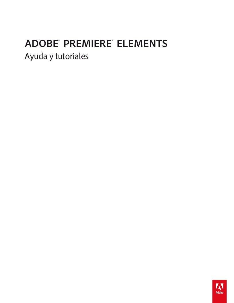 Imágen de pdf Adobe Premiere Elements