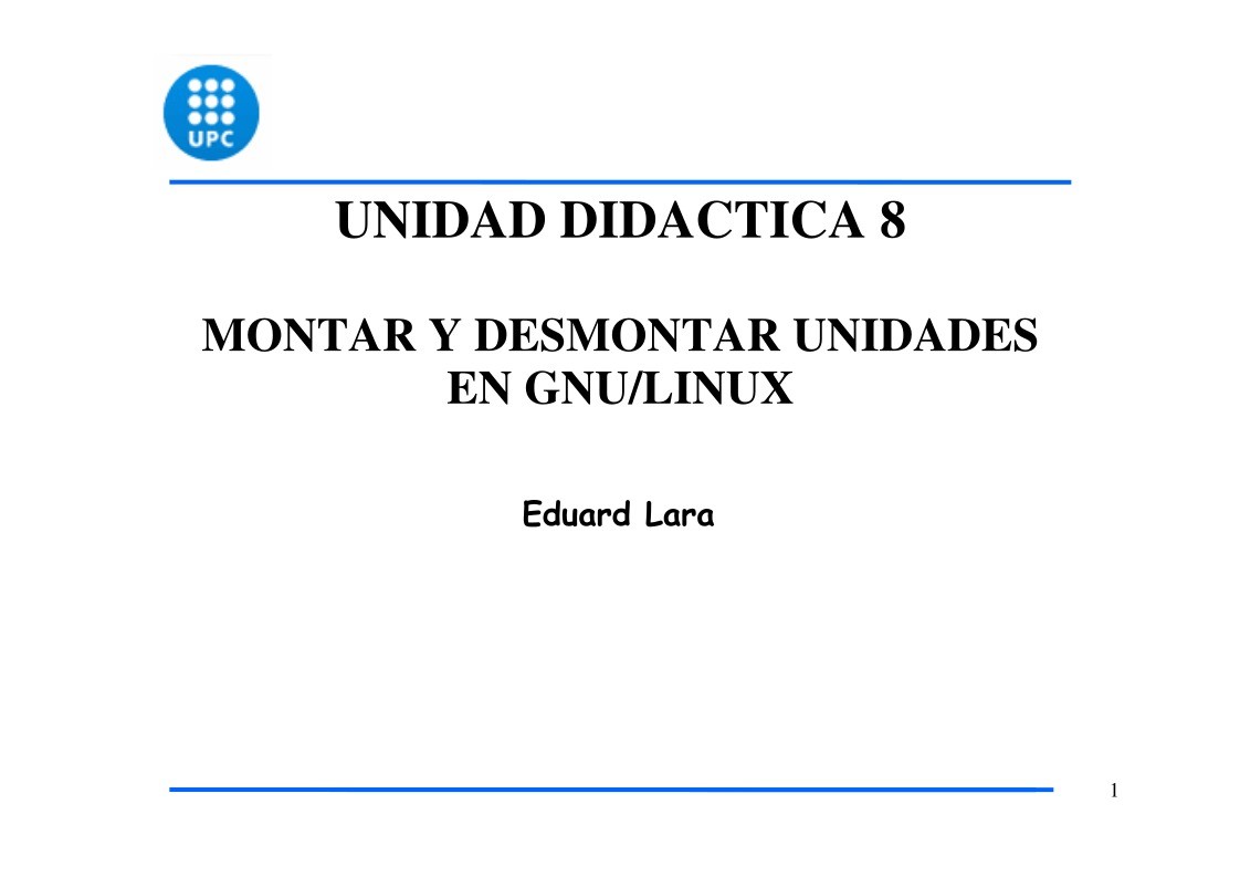Imágen de pdf Montar y desmontar unidades en GNU/Linux