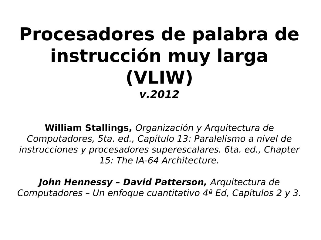 Imágen de pdf Procesadores de palabra de instrucción muy larga (VLIW) v.2012