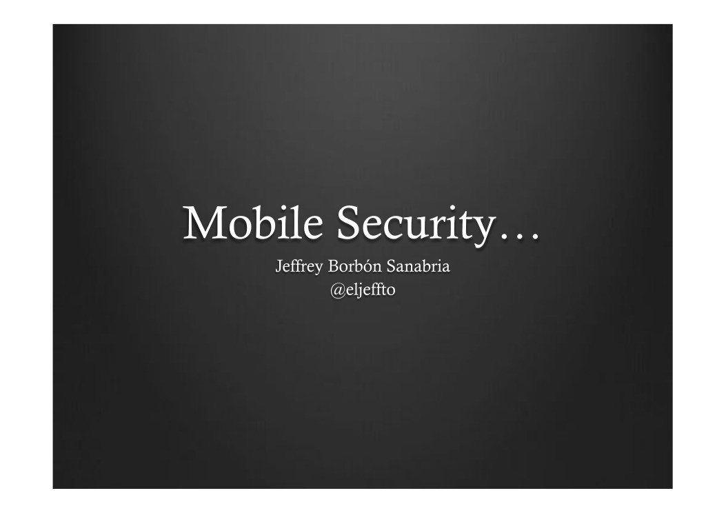 Imágen de pdf Mobile Security