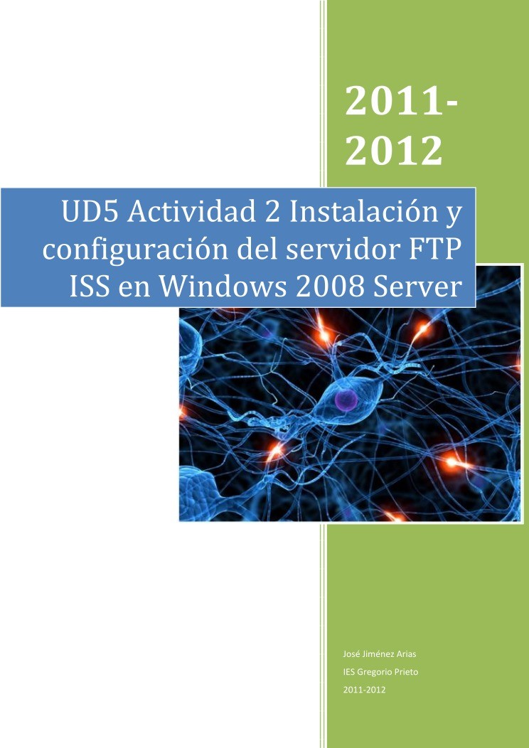Imágen de pdf UD5 Actividad 2 Instalación y configuración del servidor FTP ISS en Windows 2008 Server