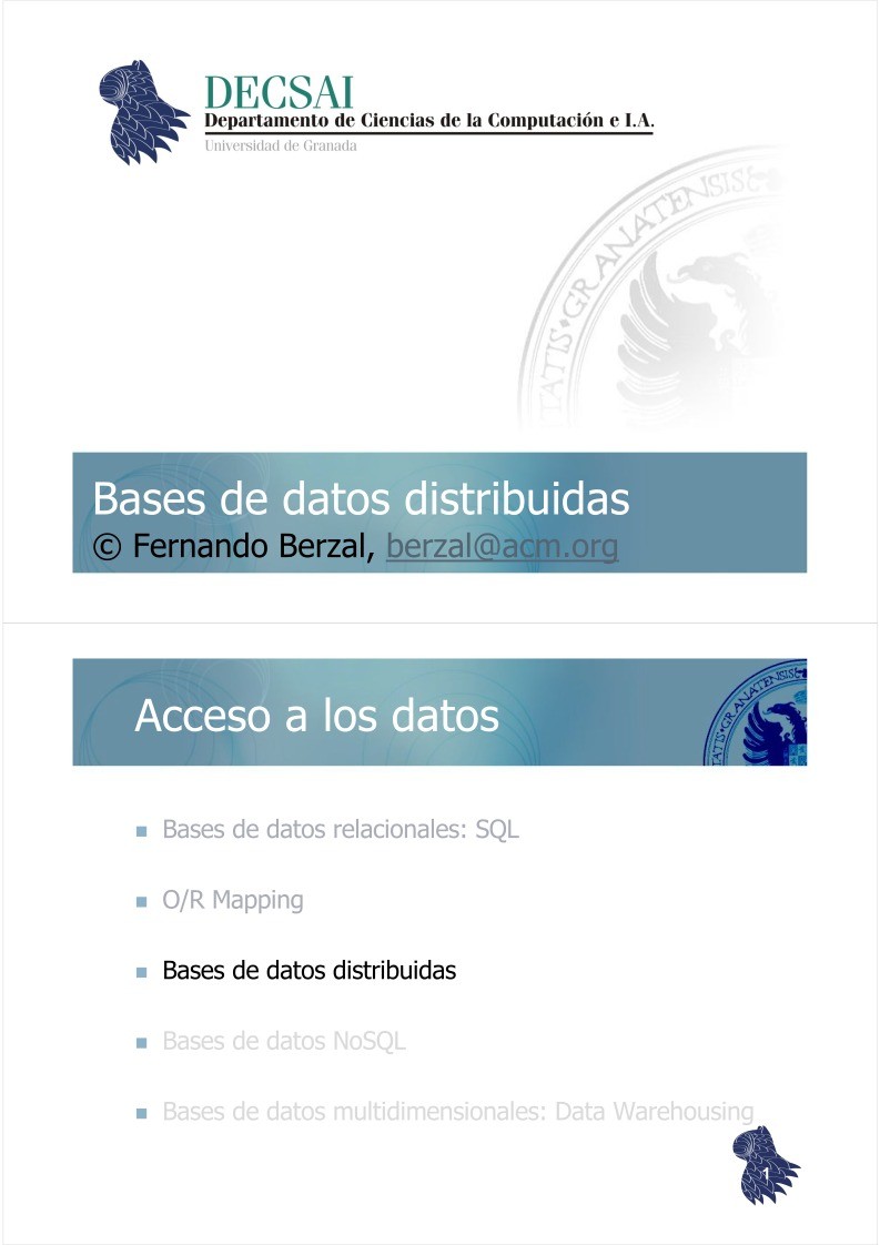 Imágen de pdf Bases de datos distribuidas