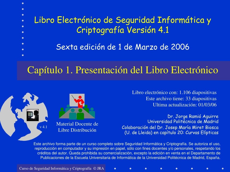 Imágen de pdf Capítulo 1. Presentación del Libro Electrónico - Libro Electrónico de Seguridad Informática y Criptografía Versión 4.1