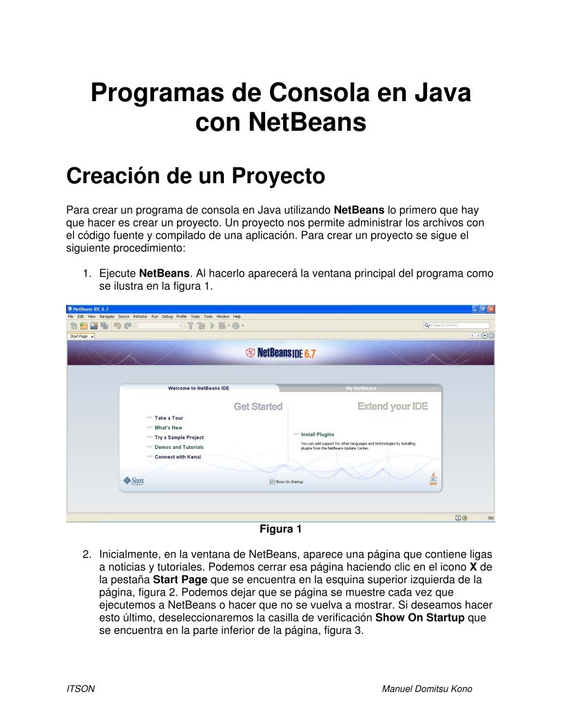PDF de programación - Programas de Consola en Java con NetBeans