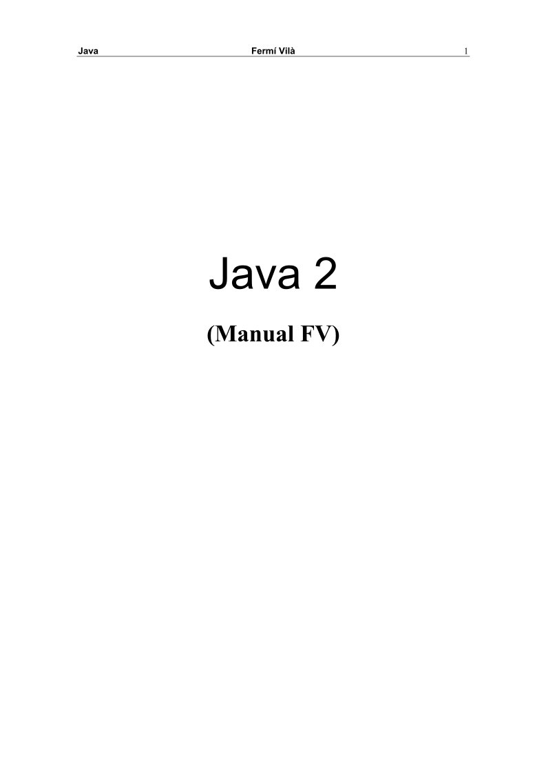 PDF de programación - Manual de Java 2