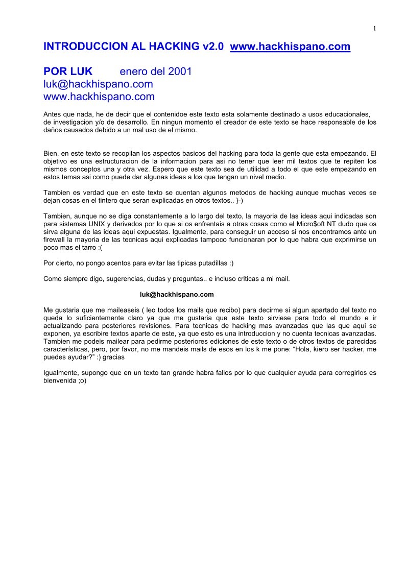 Imágen de pdf Introducción al Hacking v2.0