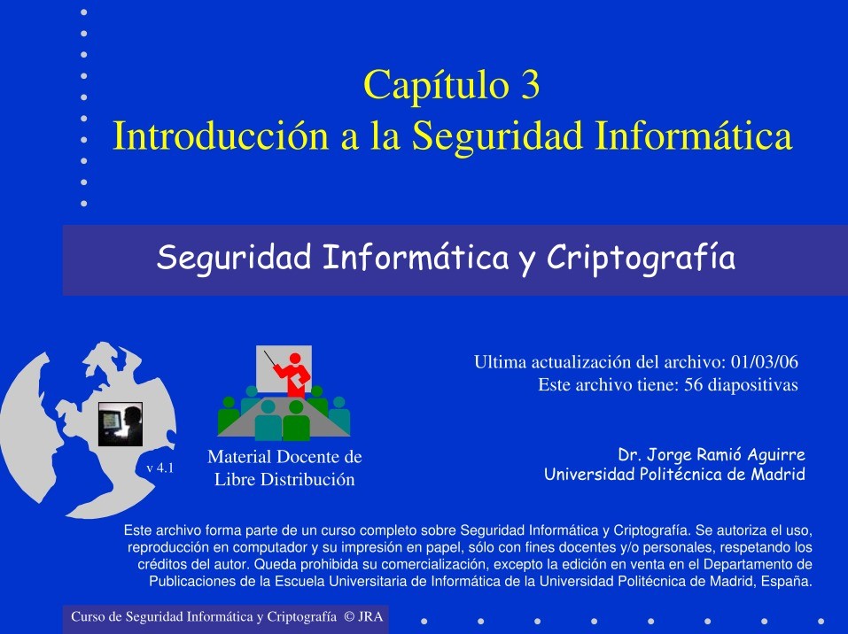 Imágen de pdf Capítulo 3 - Introducción a la Seguridad Informática