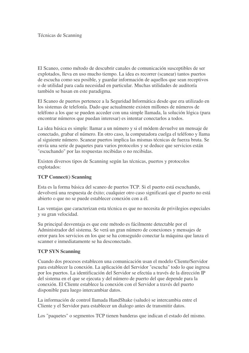 Imágen de pdf Técnicas de Scanning