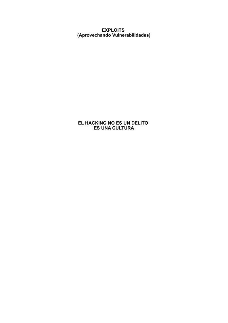 Imágen de pdf Exploits (Aprovechando Vulnerabilidades)