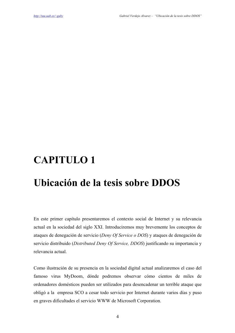 Imágen de pdf Caítulo 1 - Ubicación de la tesis sobre DDOS