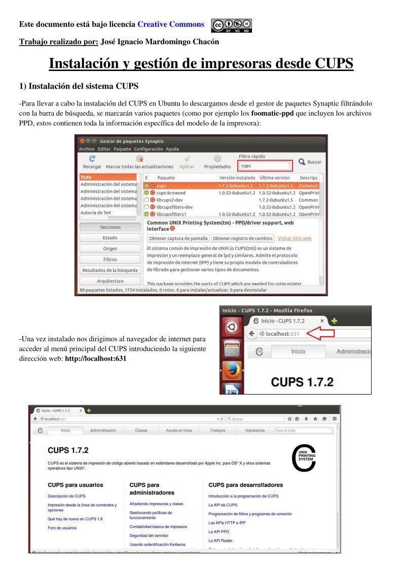 Imágen de pdf Instalación y gestión de impresoras desde CUPS