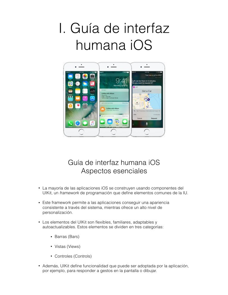 Imágen de pdf I. Guía de interfaz humana iOS