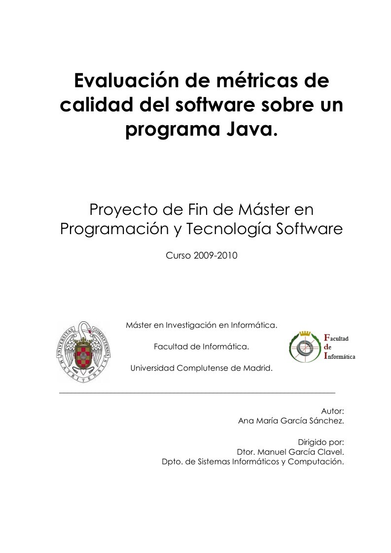 Imágen de pdf Evaluación de métricas de calidad del software sobre un programa Java