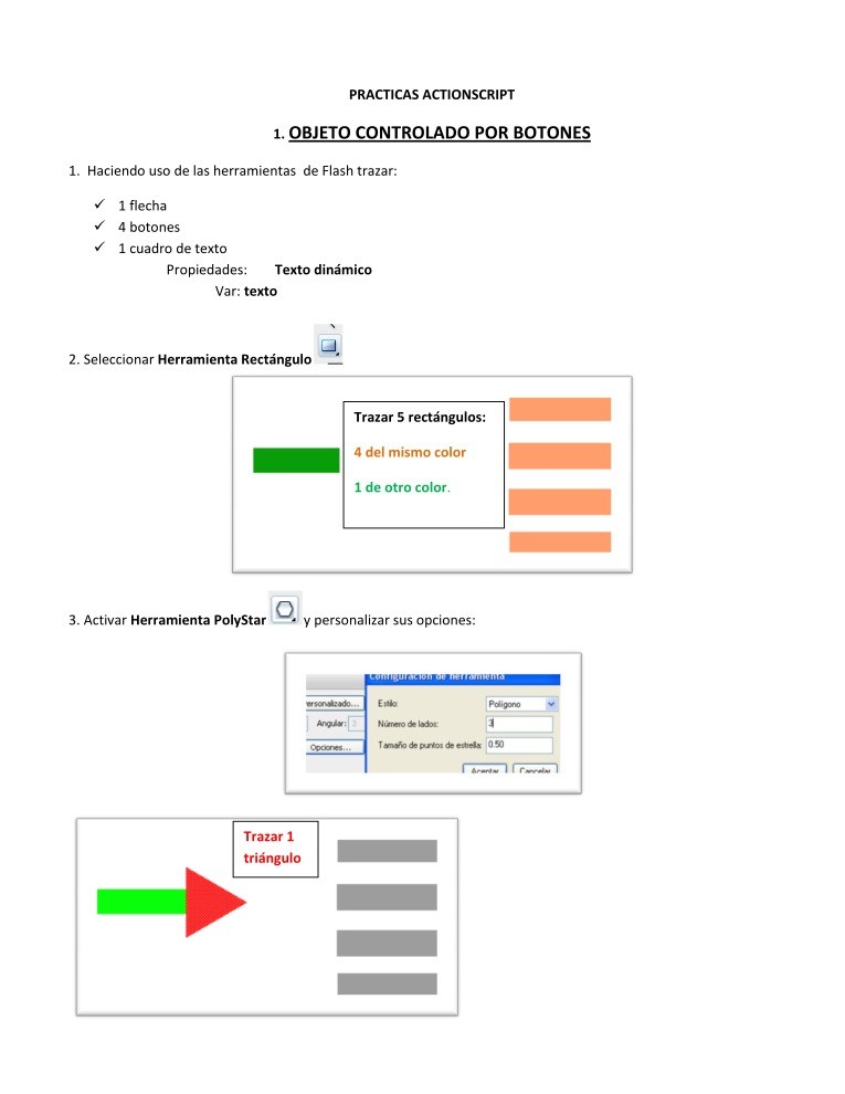 Imágen de pdf Objeto controlado por botones - Practicas actionScript