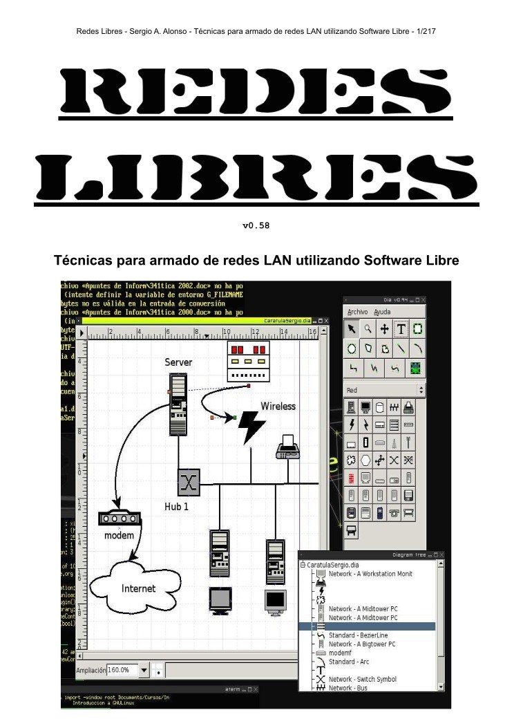 Imágen de pdf Redes Libres - Técnicas para armado de redes LAN utilizando Software Libre
