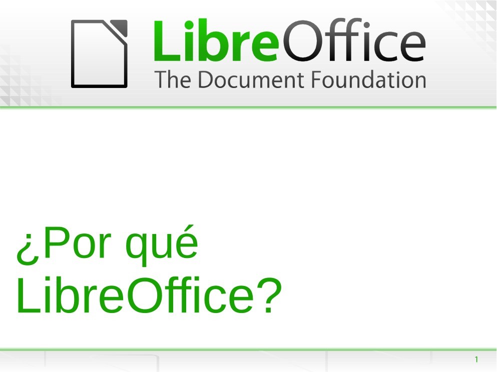 Imágen de pdf ¿Por qué LibreOffice?