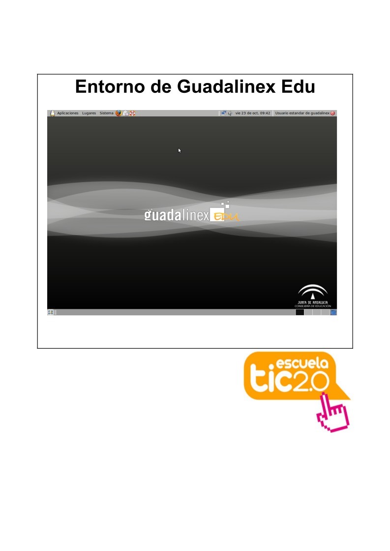 Imágen de pdf Entorno de Guadalinex Edu