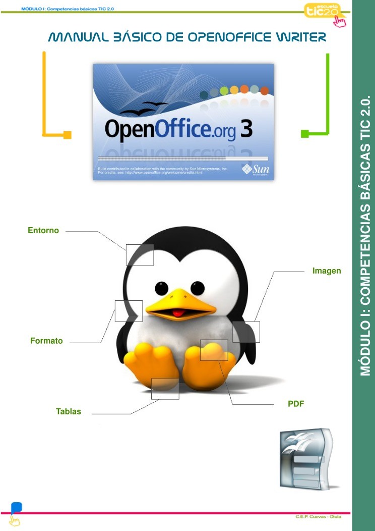 Imágen de pdf Manual básico de OpenOffice Writer