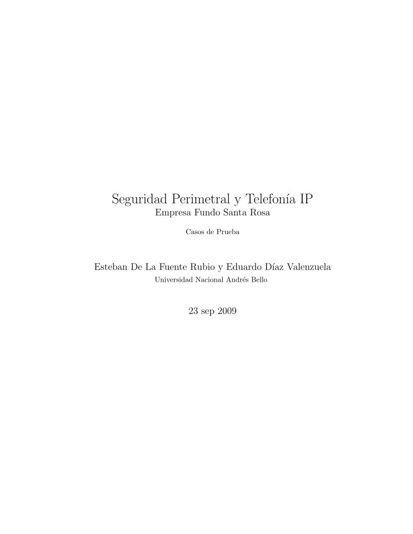 Imágen de pdf Seguridad Perimetral y Telefonía IP