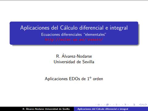 Imágen de pdf Aplicaciones del Cálculo diferencial e integral