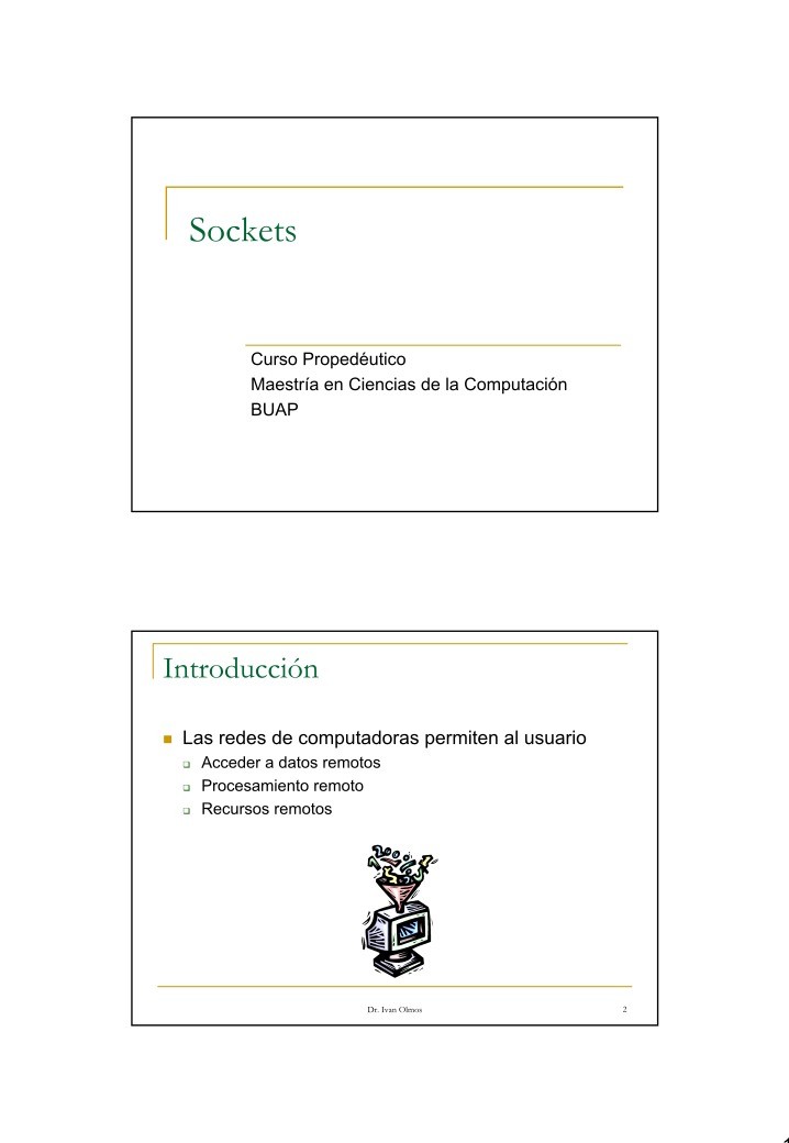 Imágen de pdf Sockets