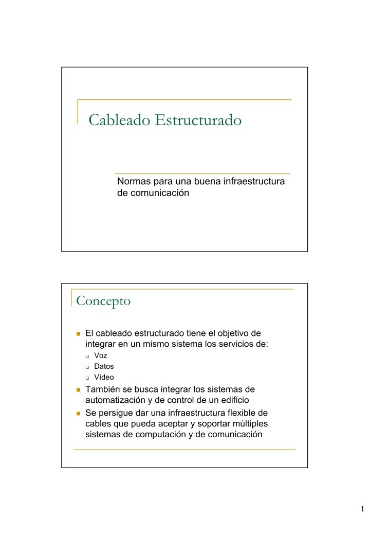 Imágen de pdf Cableado Estructurado