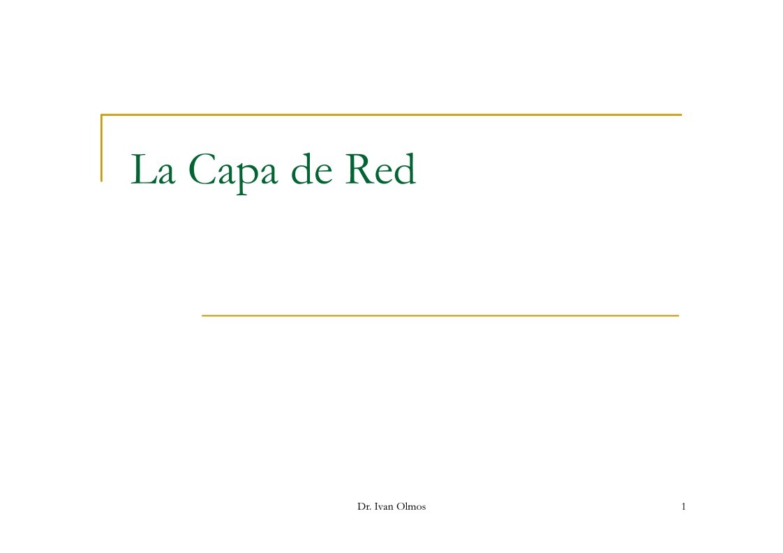 Imágen de pdf La Capa de Red