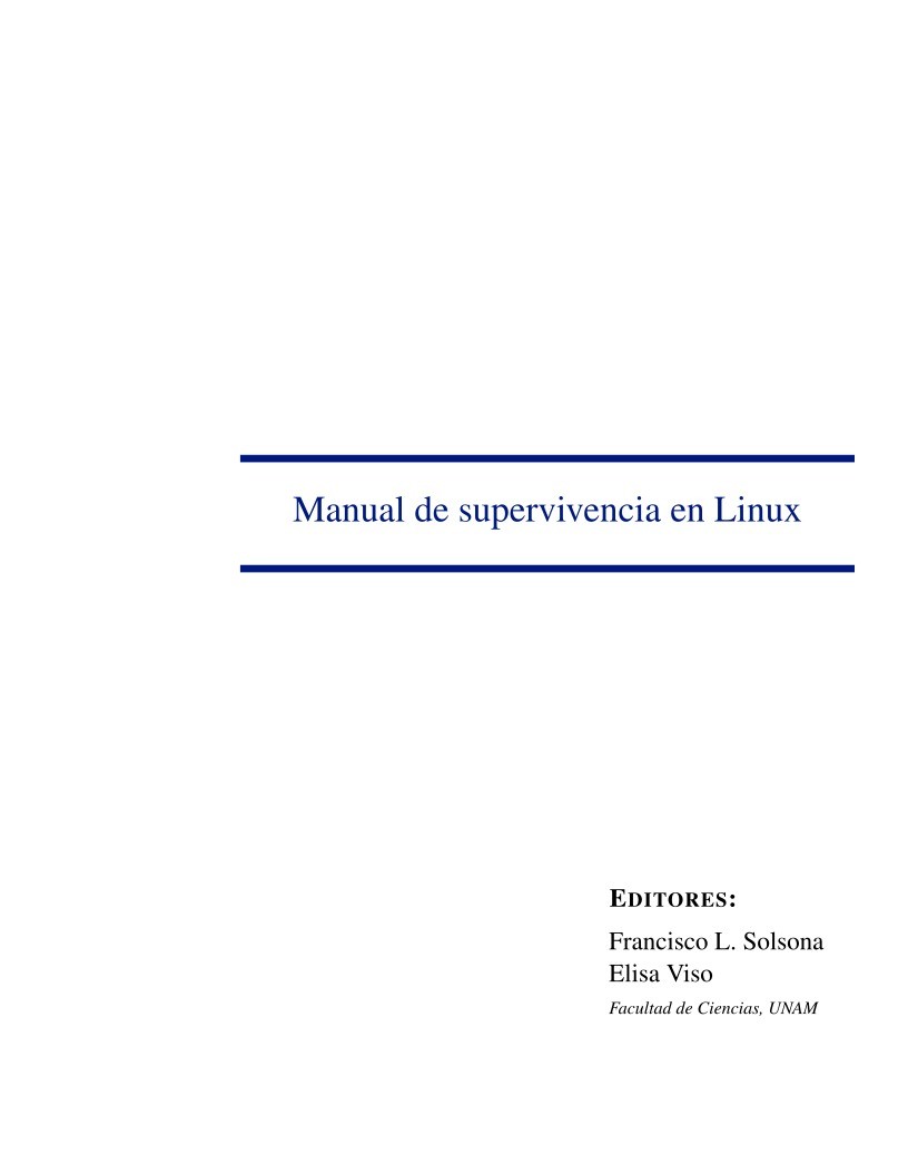 Imágen de pdf Manual de supervivencia en Linux