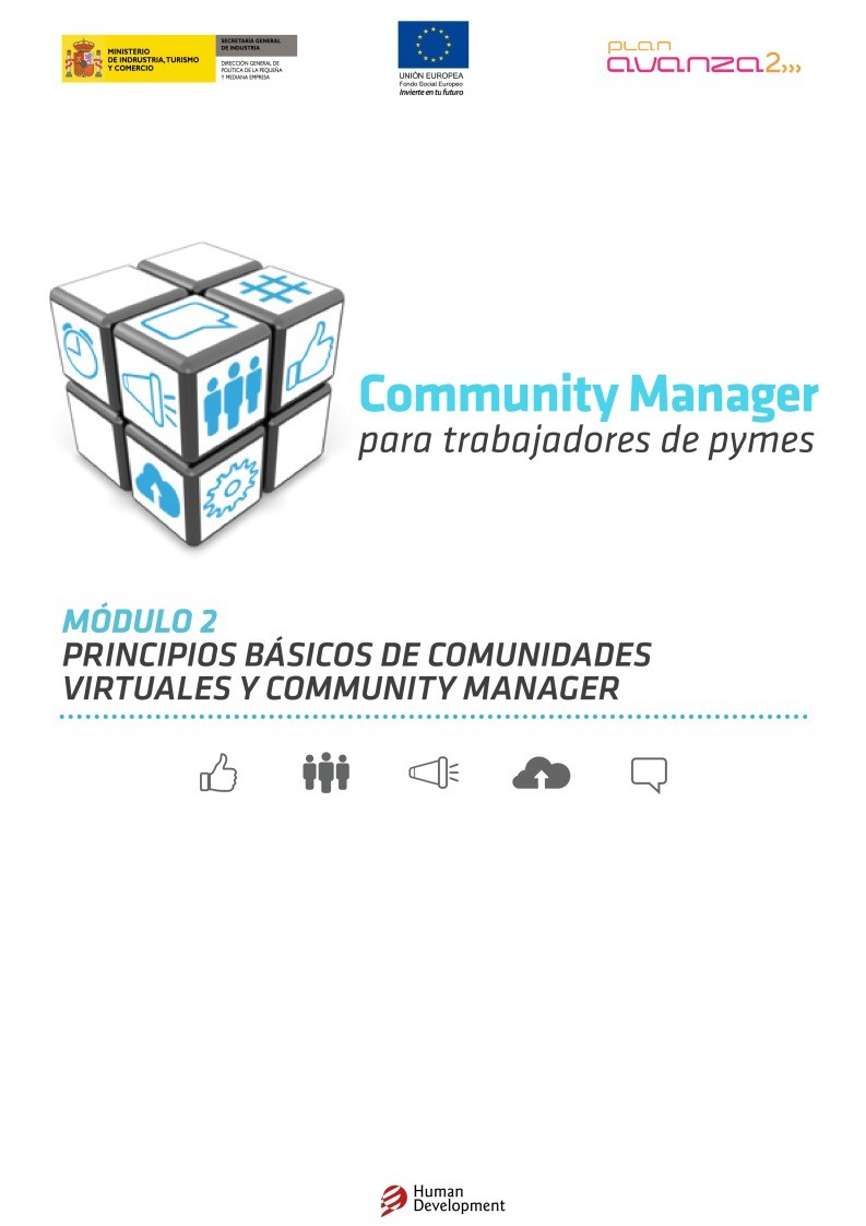Imágen de pdf Módulo 2 - Principios básicos de comunidades virtuales y Community Manager - Community Manager para trabajadores de pymes