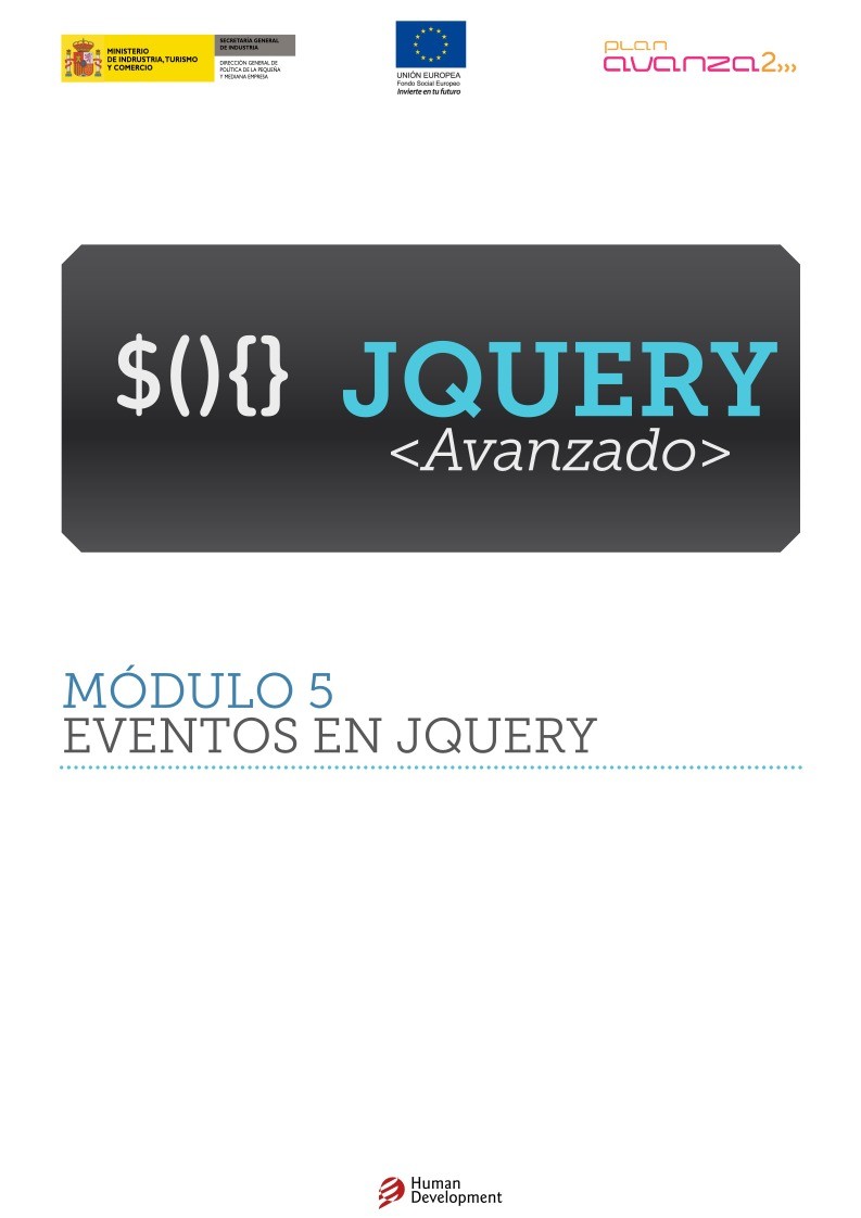 PDF de programación - Módulo 5 - Eventos en JQuery - JQueyr Avanzado