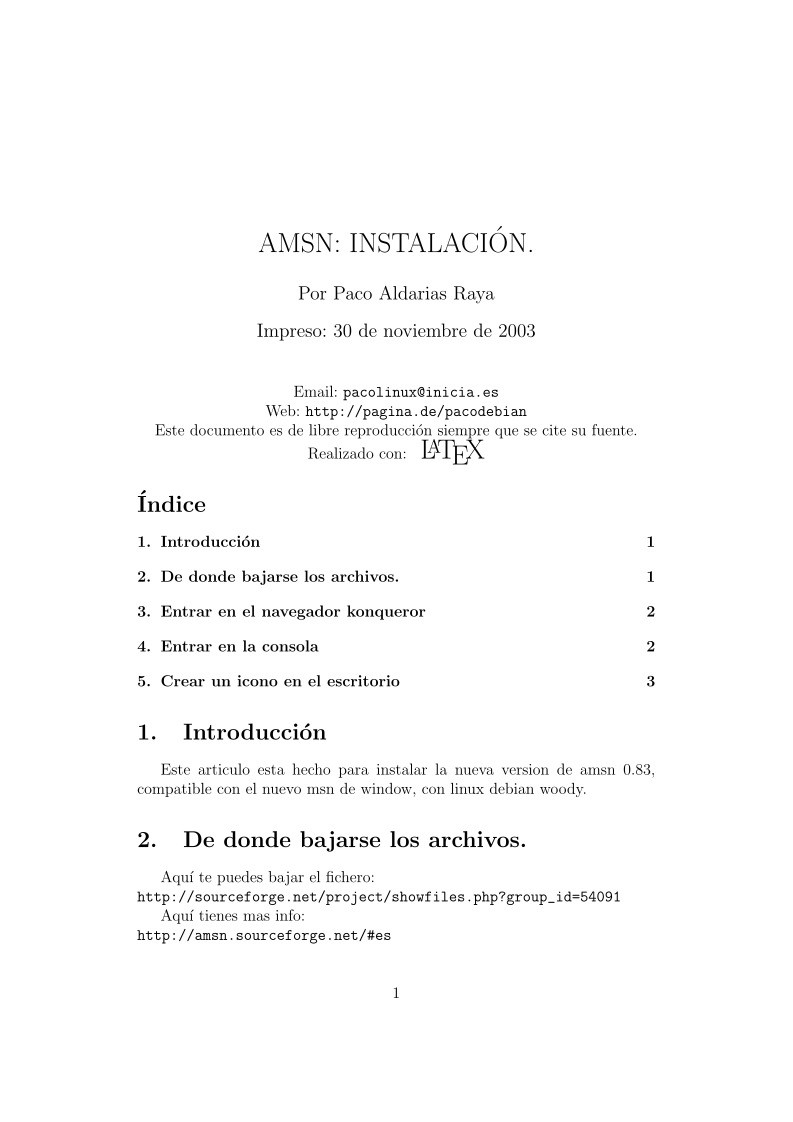 Imágen de pdf AMSN: instalación