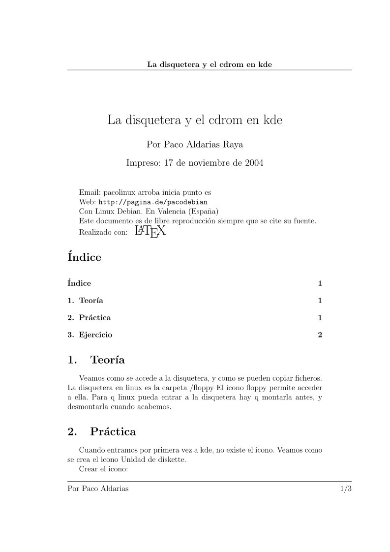Imágen de pdf La disquetera y el cdrom en kde