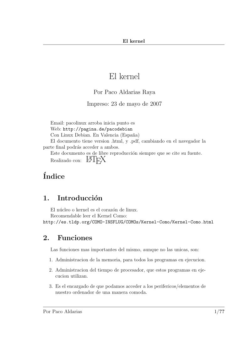 Imágen de pdf El Kernel