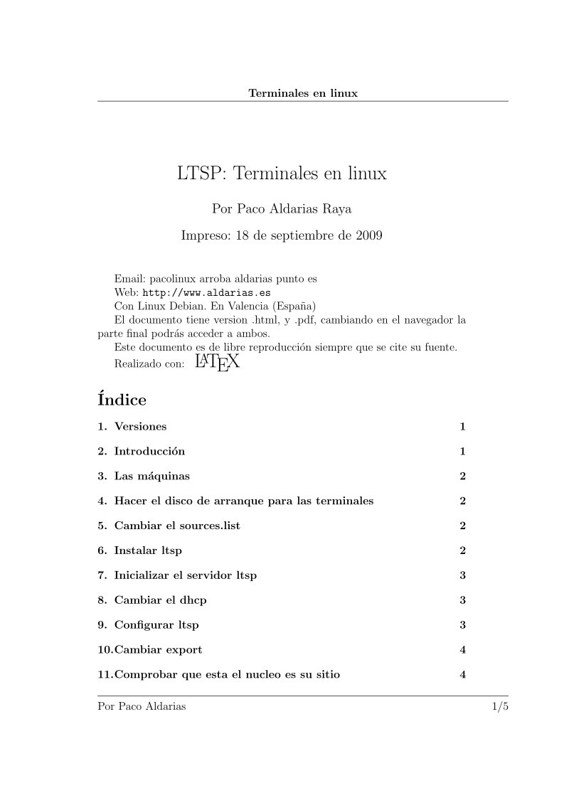 Imágen de pdf LTSP: Terminales en linux