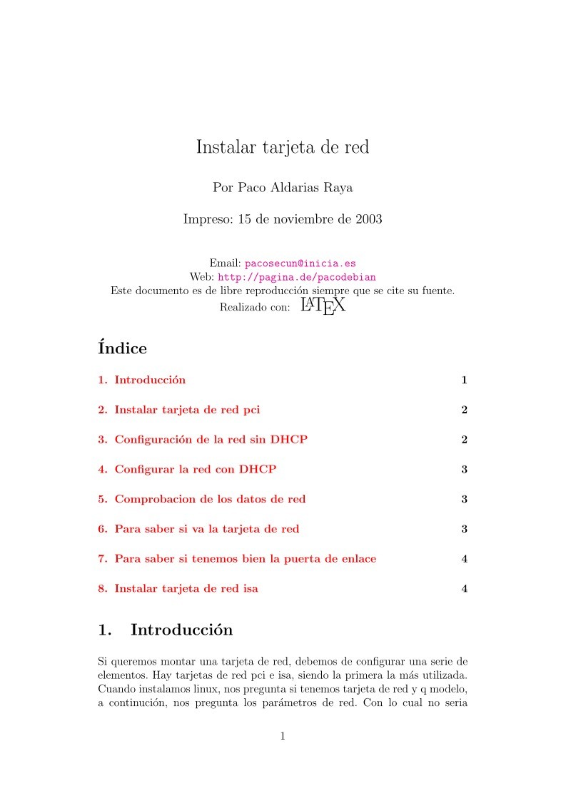 Imágen de pdf Instalar tarjeta de red