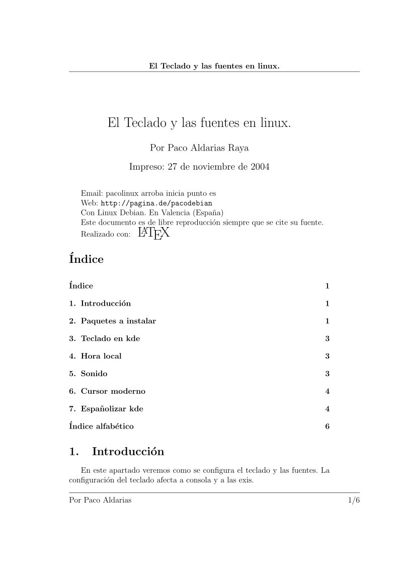 Imágen de pdf El Teclado y las fuentes en Linux