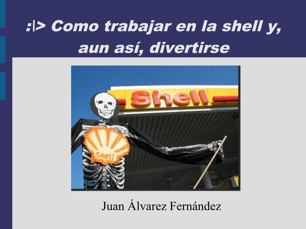 Imágen de pdf Como trabajar en la shell y, aun así, divertirse