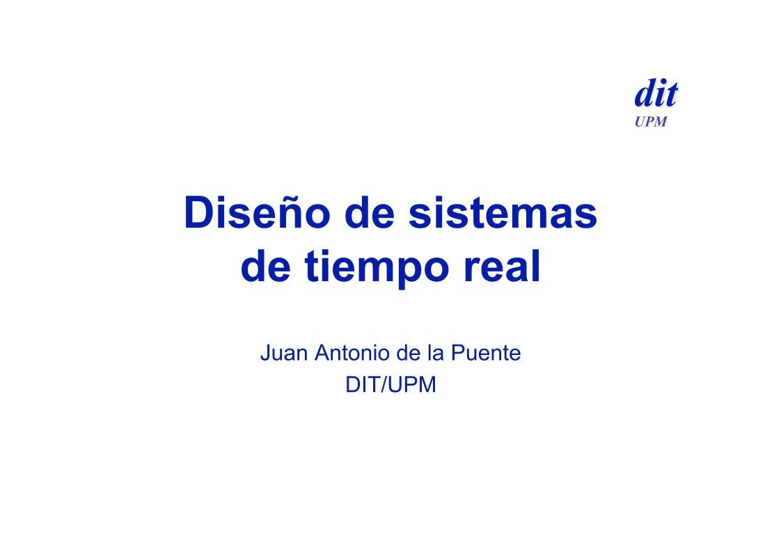 Imágen de pdf Diseño de sistemas de tiempo real