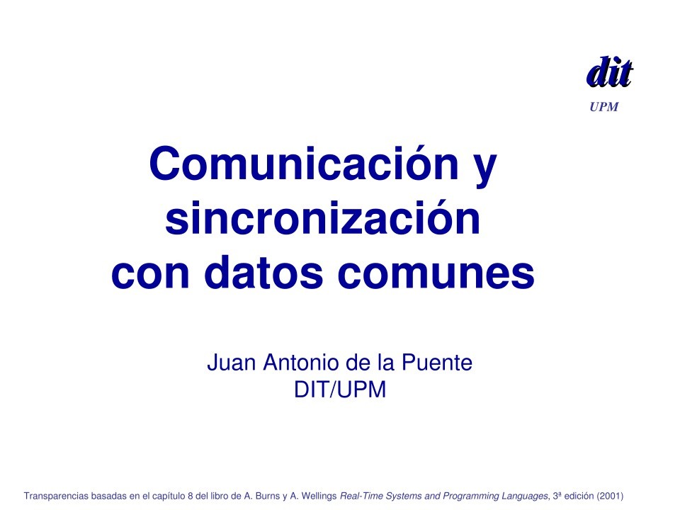 Imágen de pdf Comunicación y sincronización con datos comunes