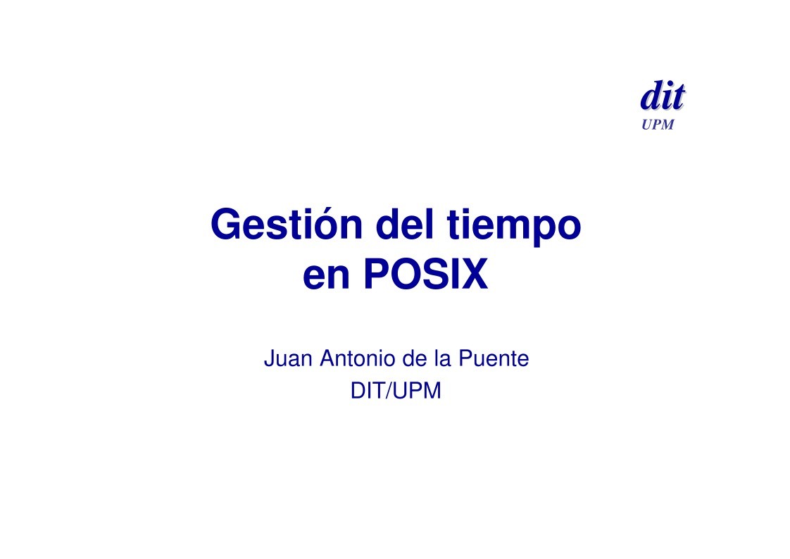 Imágen de pdf Gestión del tiempo en POSIX