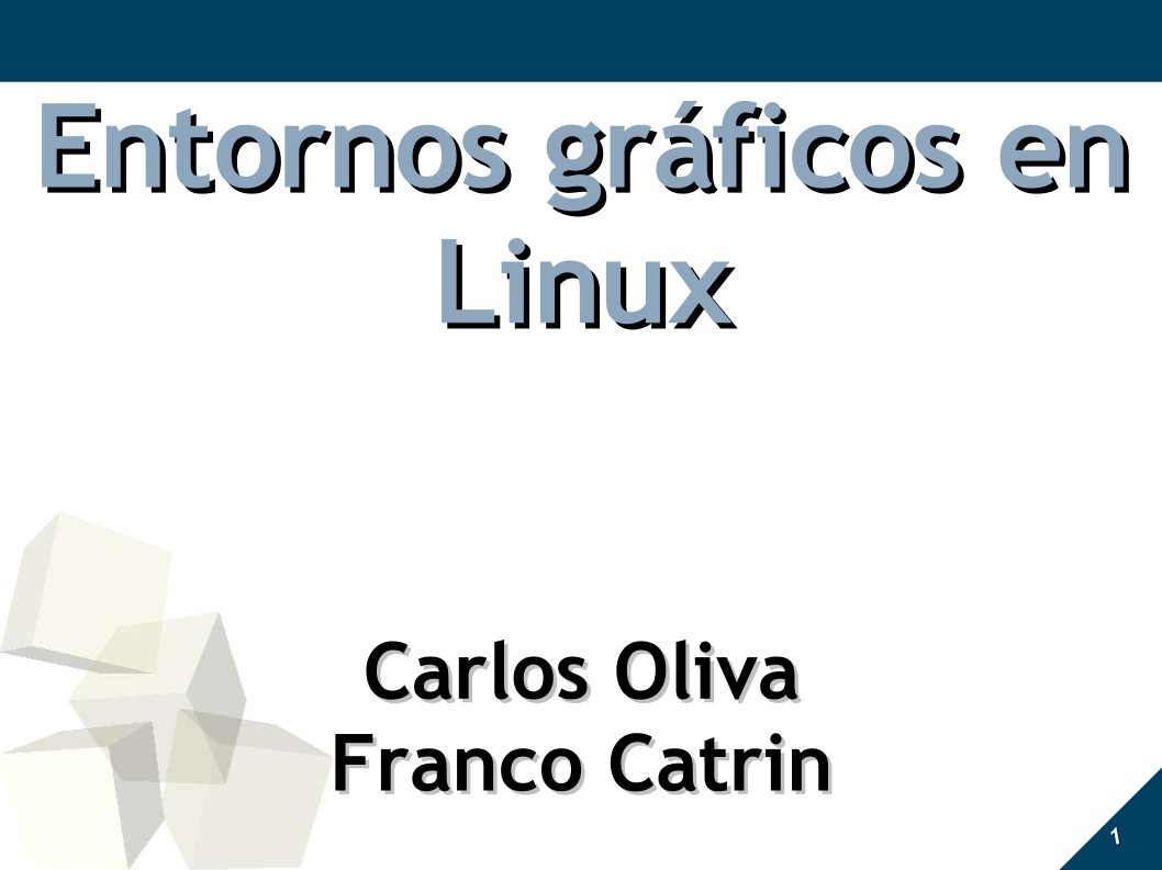 Imágen de pdf Entornos gráficos en Linux