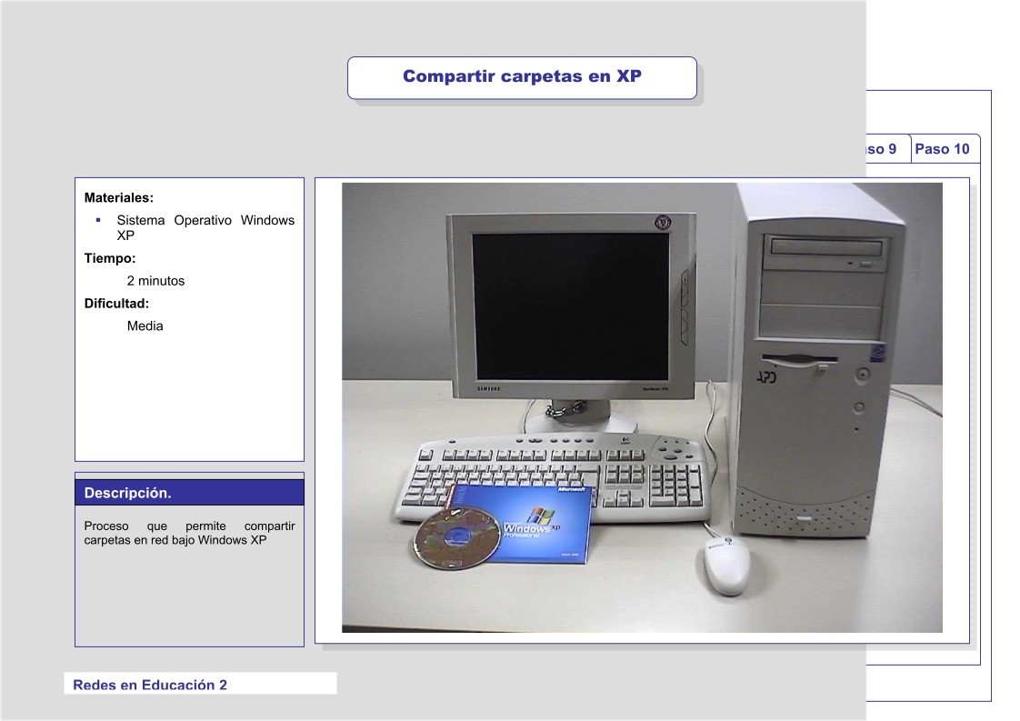 Imágen de pdf Compartir carpetas en XP