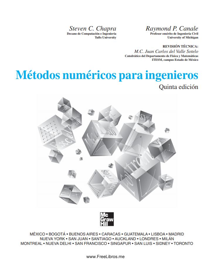 Imágen de pdf Métodos numéricos para ingenieros