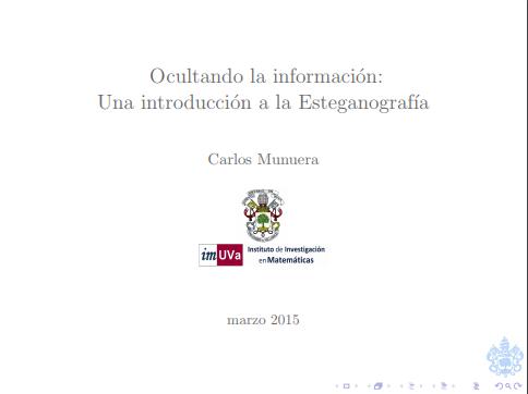 Imágen de pdf Ocultando la información: Una introducción a la Esteganografía