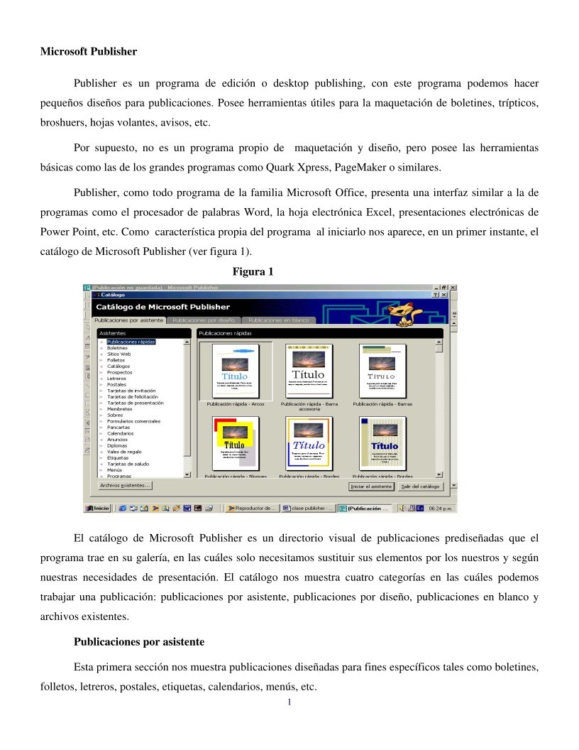 Imágen de pdf Microsoft Publisher