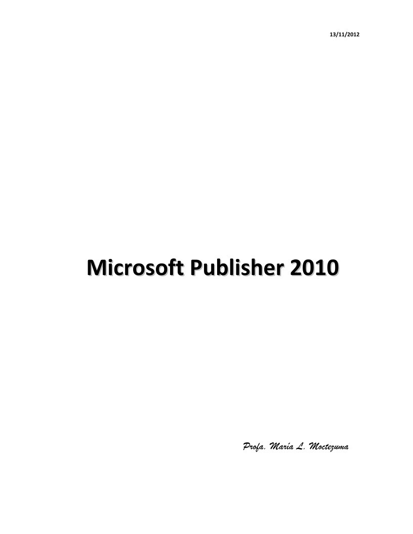 Imágen de pdf Microsoft Publisher 2010