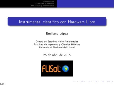 Imágen de pdf Instrumental científico con Hardware Libre
