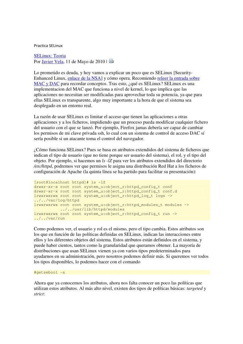 Imágen de pdf Practica SELinux