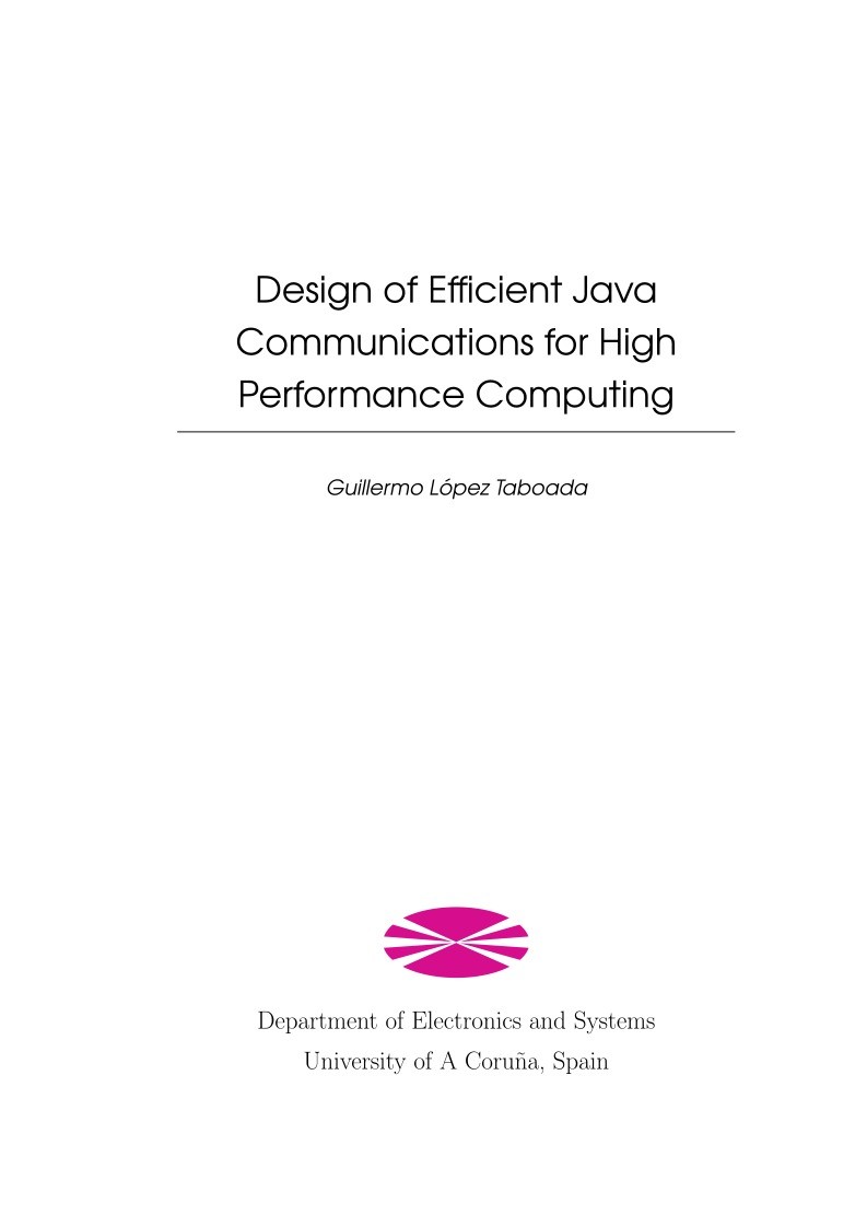 Imágen de pdf Design of Efficient Java Communications for High Performance