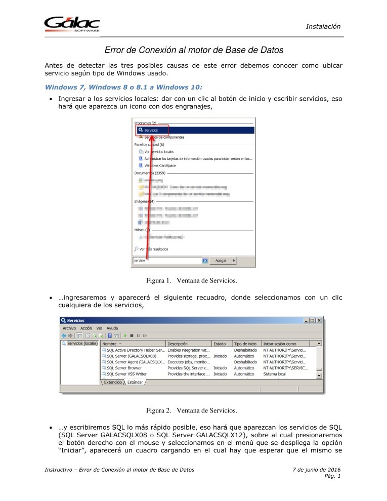 Imágen de pdf Error de Conexión al motor de BD